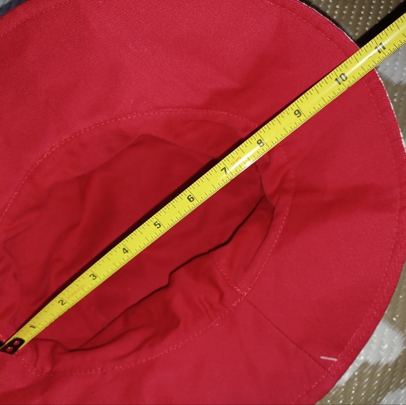 Reversible Pink Paisley/Red Bucket Hat - Picture 4 of 9